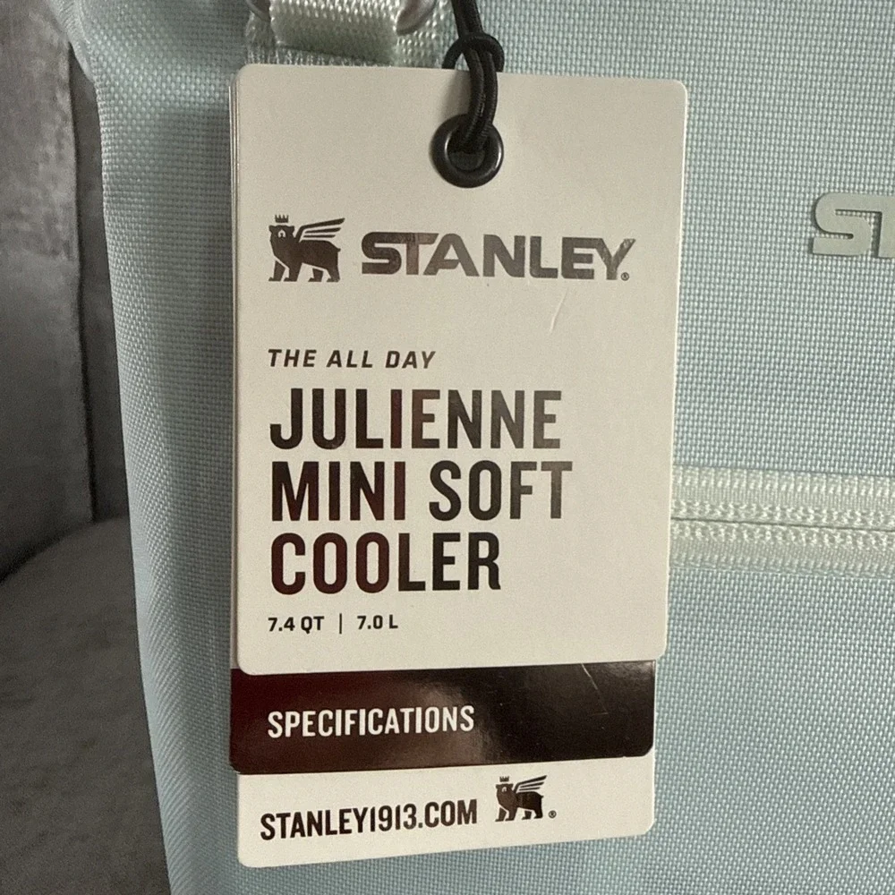 Stanley 10 Cans/7.4qt All Day Julienne Mini Bag Cooler  Mint Green/Blue